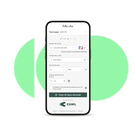 Page paiement offre e-commerce de CAWL