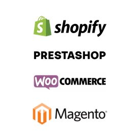 Logo plateforme e-commerce CMS SAAS compatibles