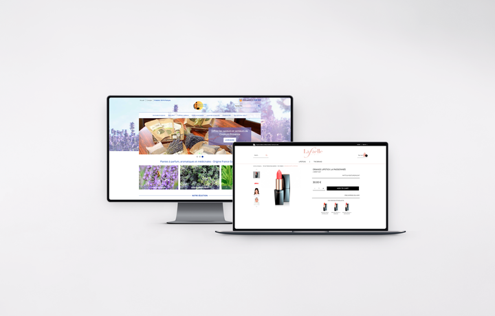 Mock-ups avec sites internet
